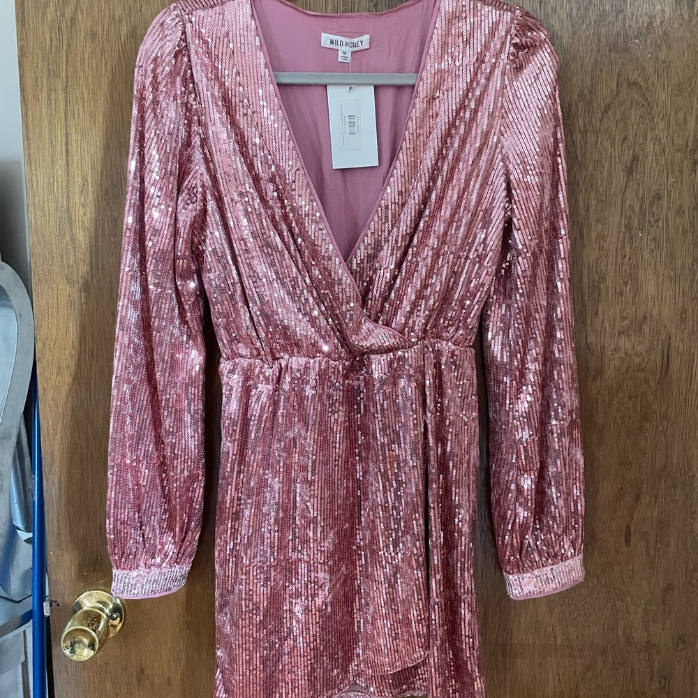 Pink Sequin dress